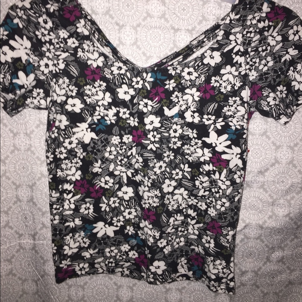 Floral crop top